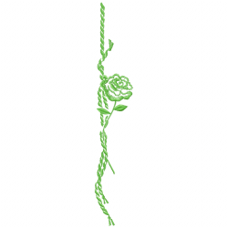 Flowers And Tree Embroidery Design 5